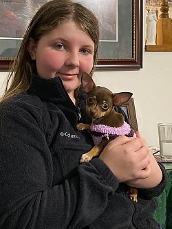 Bringing Winnie home Dec.2019