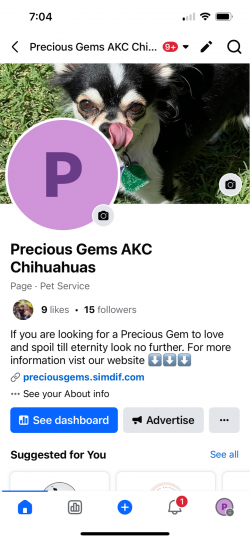 This is my page but I am currently not using it .