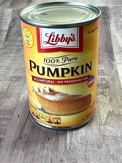 Helps with diarrhea. Make sure it’s NOT the pumpkin pie filling one .